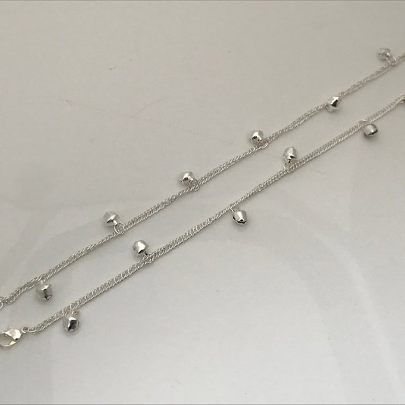 Anklet Payal Silver Tone Bell Foot Women Fashion J - Picture 2 of 10